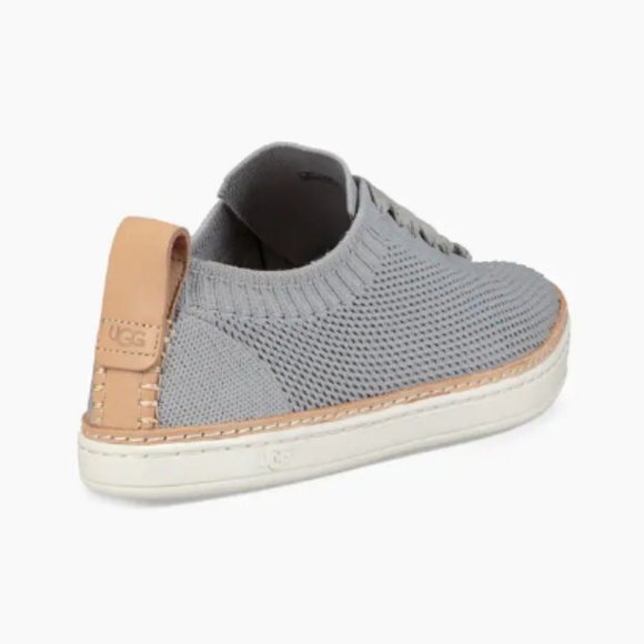 UGG Sidney Grey/Olive Knitted Trainers Sneakers - Picture 2 of 13